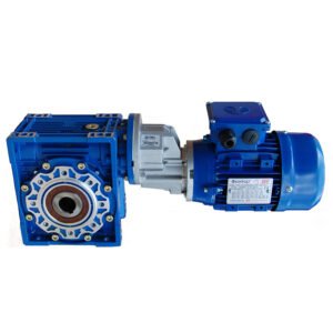 gearbox in blue colourway - side view